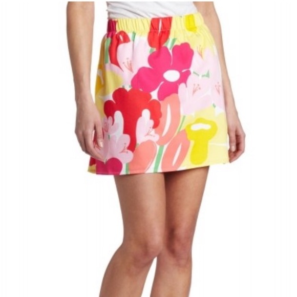 Lilly Pulitzer Dresses & Skirts - LILLY PULITZER BRIAR SKIRT WHITE LAVISH LILLY xs